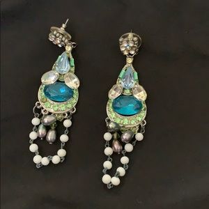Vintage rhinestone earrings